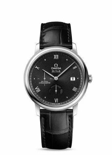 Omega De Ville Prestige Co-Axial 39.5 Power Reserve Stainless Steel / Black Sunburst 424.13.40.21.01.002 (42413402101002)